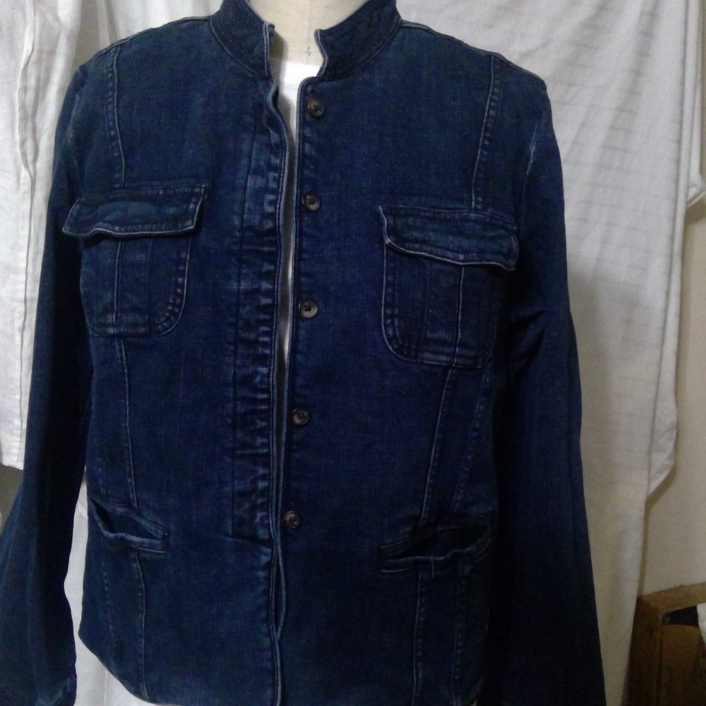 Charter Club denim jacket, lace detail with Matching Pants